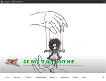 Tablet Screenshot of gewittoitnoitnie.nl